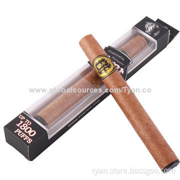 Dismissible e-cigarette, E Cigar 1500mAh and 7 hours charger time